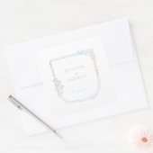 コート・オブ・アームズ・フレーム – パステル スクエアシール (封筒)