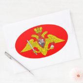 コート・オブ・アームズ 楕円形シール (封筒)