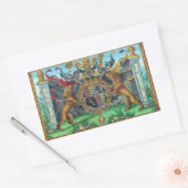 コート・オブ・アームズ 長方形シール (封筒)