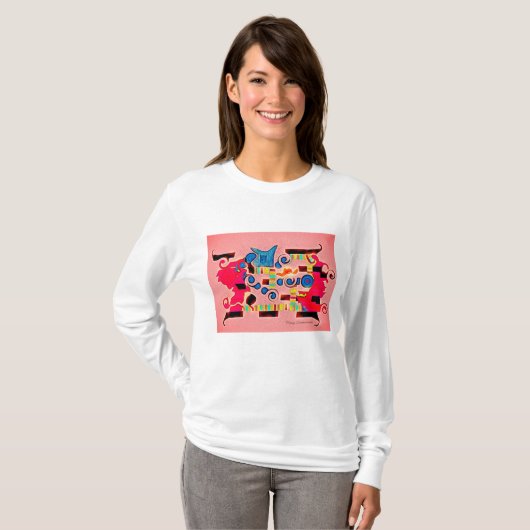 「コート・オブ・アームズ」長袖Tシャツ Tシャツ (正面フル)