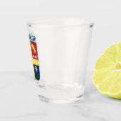 コート・オブ・アームズ – La Romana，ドミニカ共和国 ショットグラス (右)