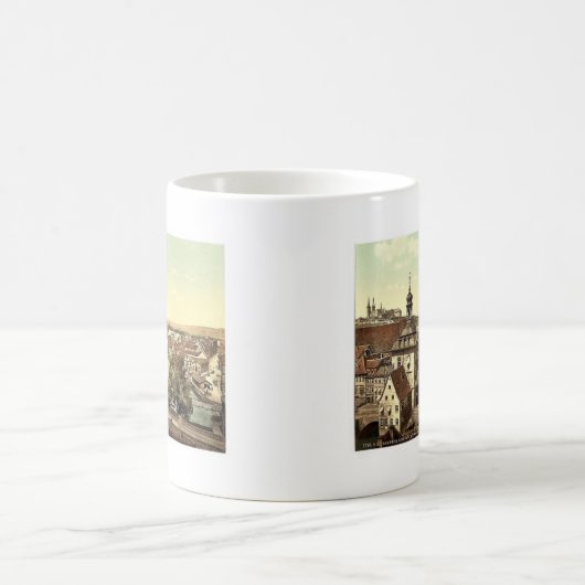 コート・ハウス、バンベルクのババリア、ドイツのヴィンテージPho コーヒーマグカップ (中央)