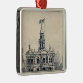 コート・ハウス、フレズノ メタルオーナメント (右)