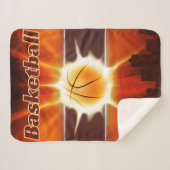 コートMVPのゲーム優勝バスケットボールエネルギー シェルパブランケット (正面(横))