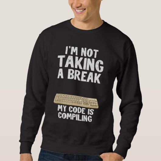 コードがCoderをコンパイルしている間に問題が発生する スウェットシャツ (正面)