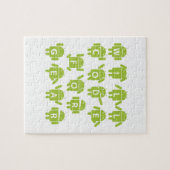 コードしますのためにギア(Bugdroidのソフトウェア開発者) ジグソーパズル (横)