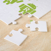 コードしますのためにギア(Bugdroidのソフトウェア開発者) ジグソーパズル (側面)