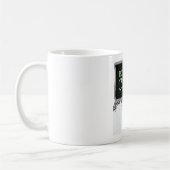 コードするために生まれて下さい コーヒーマグカップ (左)