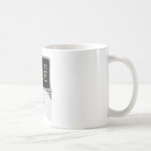 コードするために生まれて下さい コーヒーマグカップ