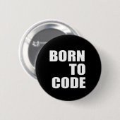 コードするために生まれて下さい 缶バッジ (正面&裏面)