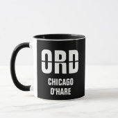 コードと市区町村コードORD CHICAGOの追加 マグカップ (左)