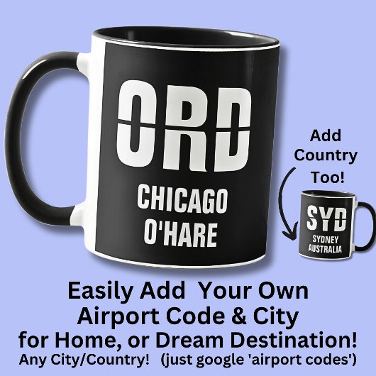 コードと市区町村コードORD CHICAGOの追加 マグカップ