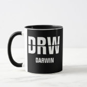 コードと都市の追加 – 空港コードDRW DARWIN マグカップ (左)