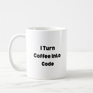 コードに変えるマグカップ 面白プログラマーGif コーヒーマグカップ