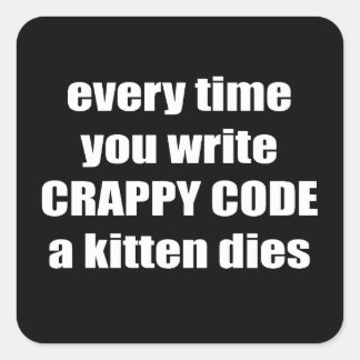 コードのコピー スクエアシール