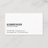 コードの背景 | オンラインのセキュリティで保護された鍵のホールロゴ 名刺 (裏面)