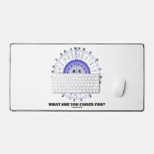 コードは何だ?アミノ酸ホイール デスクマット (キーボード&マウス)