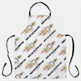 コードは何だ？DNA複製ユーモア エプロン