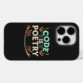 コードは詩:あなたのプログラマの芸術性を解き放つ Case-Mate iPhoneケース (裏面 (横))