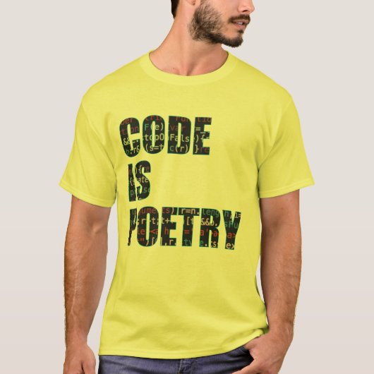 コードは詩 Tシャツ (正面)