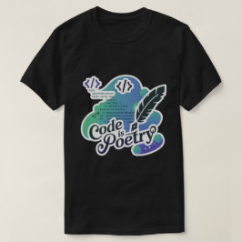 コードはPoetryプログラマーおもしろいである Tシャツ