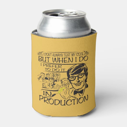 コードをテストしない 缶クーラー (缶正面)