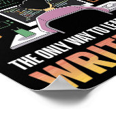 コードを作成する唯一の学方法はItコンピュータのコードを作成することだ ポスター (角)