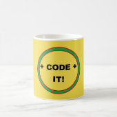 コードを!マグ コーヒーマグカップ (中央)