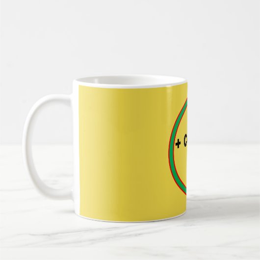 コードを!マグ コーヒーマグカップ (左)