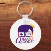 コードキーチェーンの女王 キーホルダー (正面)