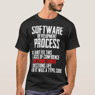 コードソフトウェア開発プロセスプログラミングおたく Tシャツ