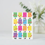 コードチートTシャツ ホワイト ポストカード (スタンド正面)