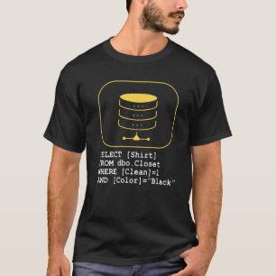 コードデータベースSQL皮肉開発者Gift Tシャツ