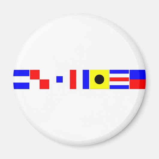 コードフラグの正義 マグネット (正面)