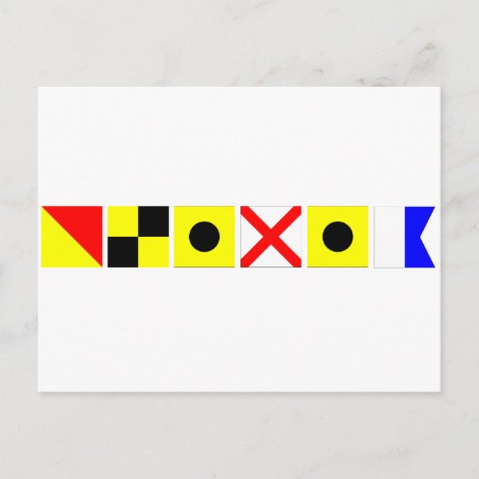 コードフラグオリビア ポストカード (正面)