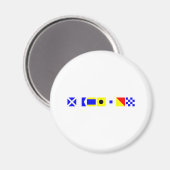 コードフラッグメディソン マグネット (正面/裏面)