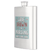 コードブラウン看護ワーストコード フラスク (左)