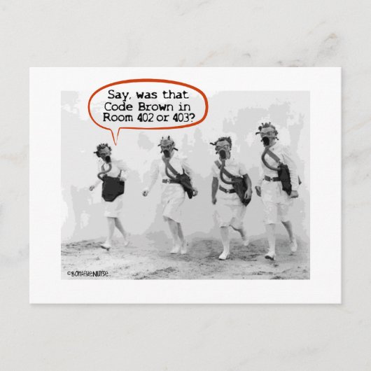 コードブラウン(ナース) ポストカード (正面)