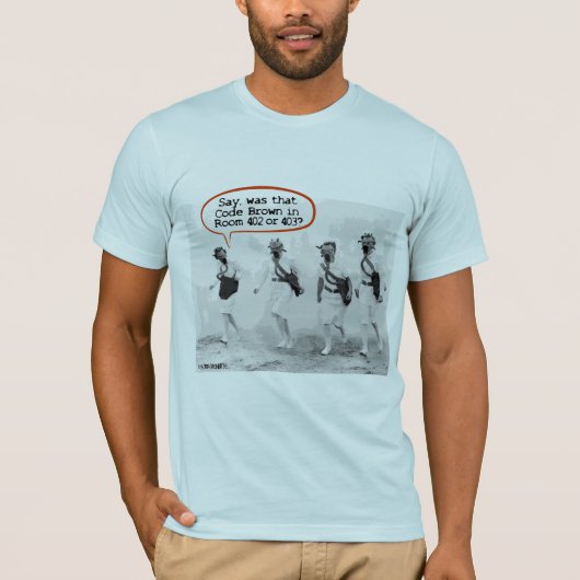 コードブラウン(ナース) Tシャツ (正面)