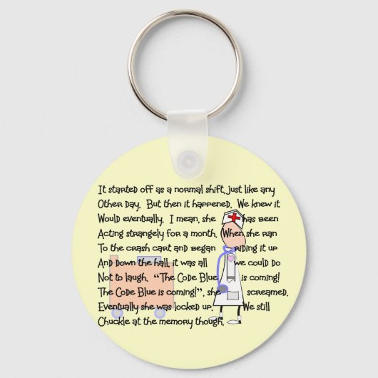 "コードブルー来はs!"--ナースストーリーアートギフト キーホルダー (正面)