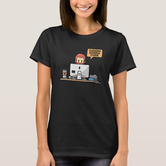 コードプログラマコンピュータギークおたくPc Tシャツ (正面)