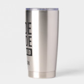 コードモードアクティブ化コード開発者 保温保冷タンブラー (背面)