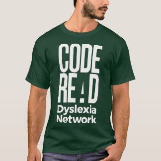 コードリード ディスレクシア ネットワーク レトロ Tシャツ