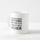 コードレスの穴すべてを再定義 コーヒーマグカップ (正面左)