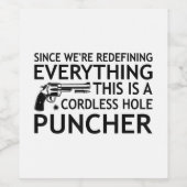 コードレスの穴すべてを再定義 ワインラベル (シングルラベル)