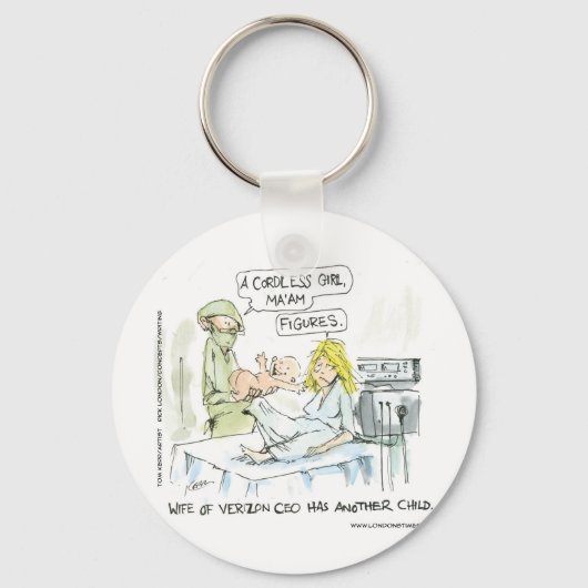 コードレスベビーおもしろいカードティースマグカップ&ギフト キーホルダー (正面)