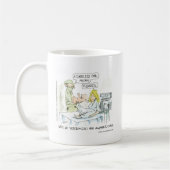 コードレスベビーおもしろいカードティースマグカップ&ギフト コーヒーマグカップ (左)