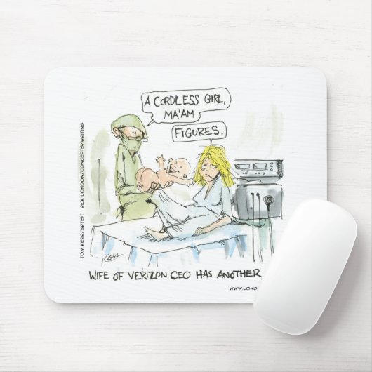 コードレスベビーおもしろいカードティースマグカップ&ギフト マウスパッド (マウス)