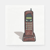 コードレス電話 スタンダードランチョンナプキン (正面)