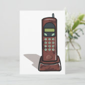 コードレス電話 招待状 (スタンド正面)